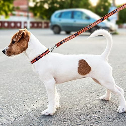 Pets First NFL Chicago Cubs Licensed PET COLLAR, Small - Heavy-Duty, Strong, and Durable Dog Collar. Available in 31 Football Teams and 4 Sizes
