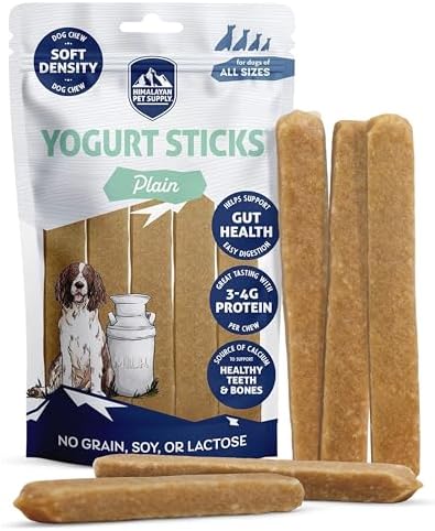 Himalayan Dog Chew Yogurt Sticks, Probiotic Dog Treats, Original, 5 Treats
