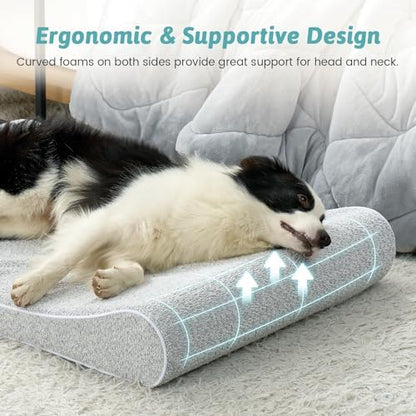 COZY KISS Orthopedic Dog Bed, for Large Dogs up to 90 lbs, 45x30x6in