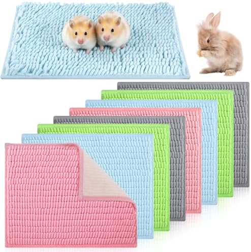 SHENLIU 8 Pcs Guinea Pig Cage Liner 16x12 Inch Rabbit Cage Liner Bedding
