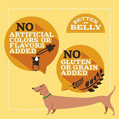 Better Belly Highly Digestible Rawhide Dental Chews, Treat Your Dog to a Chew with NO Artificial Colors or Flavors, 10 Count (Pack of 2)