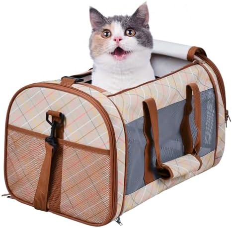 Soft-Sided Kennel Pet Carrier, Airline Approved Travel Handbag