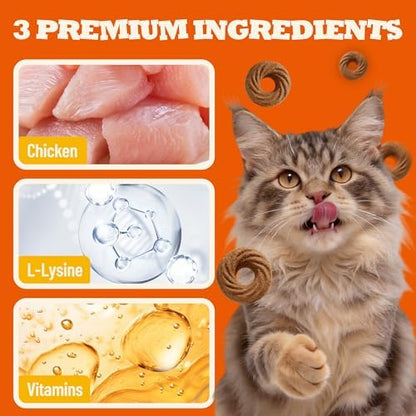 9 oz L-Lysine Cat Treats Immune - Immune Support & Healthy