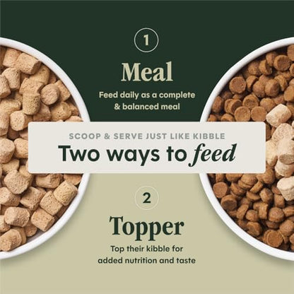 Instinct Freeze Dried Meals, Natural Dog Food, Cage-Free Chicken, 3 oz Bag