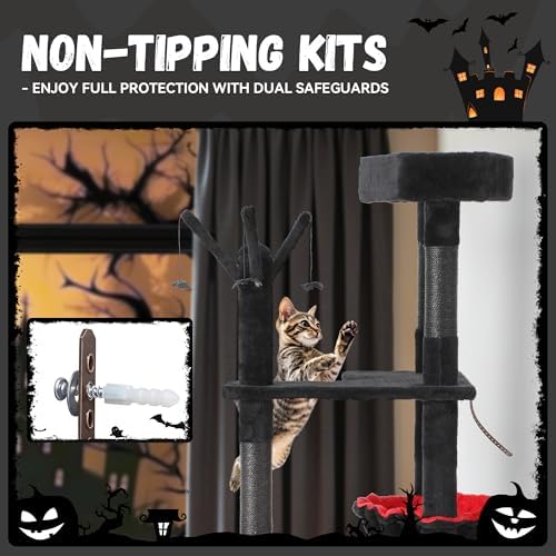 DWVO Gothic Halloween Cat Tree