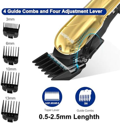 Quiet Dog Grooming Kit - 2000mAh Dog Clippers for Heavy Thick Hair Coats, Waterproof Rechargeable Cordless Clippers, Safe and Easy to Clean Pet Grooming