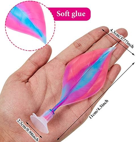 Willbond 2 Pcs Pink Betta Fish Leaf Hammock Aquarium Tank Accessories