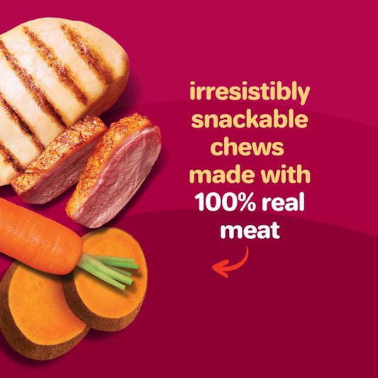 Oinkies Hearty Kabobs Rawhide‑Free Dog Treats, 36 Count