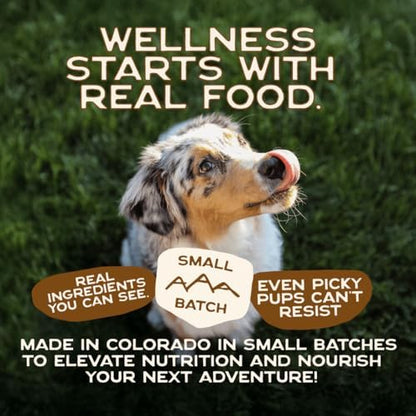 Smart Cookie Natural Dog Food Topper - Superfood - Salmon Dog Meal Mixer for All Ages - Food Topper for Picky Eaters and Boosting Nutrition - Non GMO, Made in The USA - 7 oz Bag (15 Day Supply)