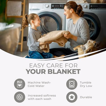 Superior Cotton Blanket, Lightweight, Breathable Bedding, King, Platinum