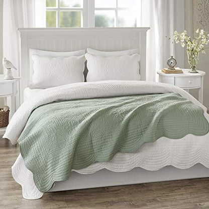 Madison Park Luxe Damask Stitching Throw Blanket, 60"x72"