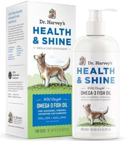 Dr. Harvey's Health & Shine Omega 3 Fish Oil for Dogs
