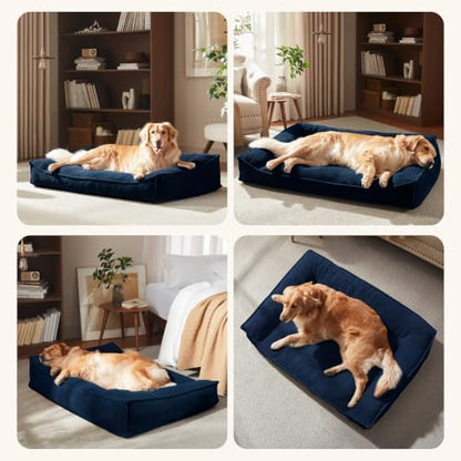 FURTIME Orthopedic Dog Bed Medium Size Dog, Extra Washable Dog Couch 35"