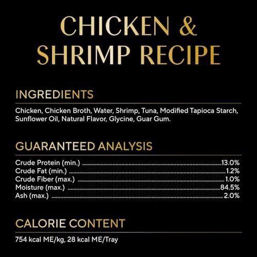 Sheba Selections Wet Cat Food Complement, Chicken & Shrimp, 1.3 oz, 12 ct