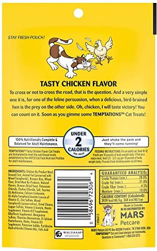 Temptations Cat Treats Temptations Huge Variety Pack, All 9 Flavors: Chicken, Medley, Turkey, Tuna, Catnip Fever, Beef, Surfer, Cookout 1 Pet Paws Notepad (9 Bags Total, 3 Ounces Each), 10 Piece Set