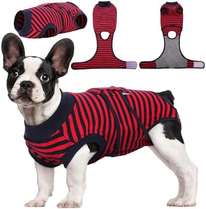 Kuoser Recovery Suit for Dogs Cats, Soft Dog Surgery Suit Female Male Spay