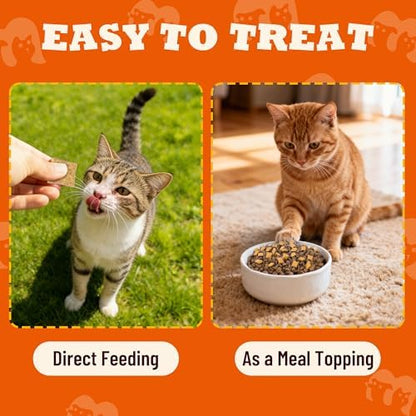 13.05oz Cat Grass Treats for Indoor Cats with Taurine for Cats