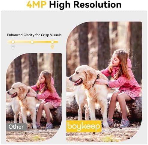 4MP Window Camera, 2.4GHz & 5.8GHz WiFi 6 Indoor Camera with Phone App, Cameras for Home Security with Full Color Night Vision, AI Person & Motion Detection, 24/7 Recording, Compatible with Alexa