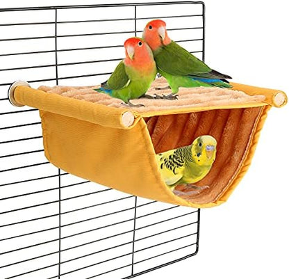 BWOGUE Bird Nest Bed Hanging Hammock, Parakeet Bed for Cage, Cockatiel Bed