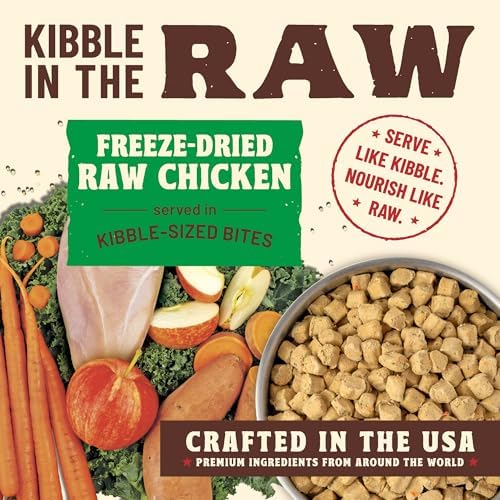 Primal Kibble in The Raw, Freeze-Dried Dog Food, Small Breed, 5.4 lb