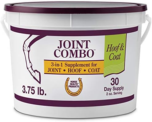 Horse Health Joint Combo Hoof & Coat, Convenient 3-in-1 Horse Joint Supplement Provides Complete Joint, Hoof and Coat Care, 3.75 lbs., 30 Day Supply