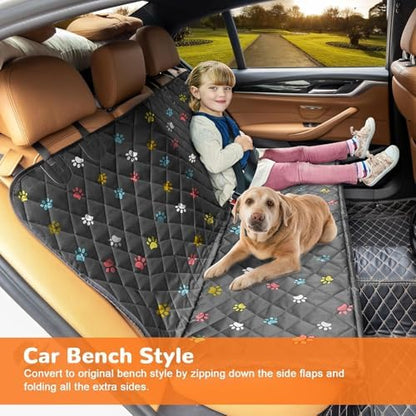 URPOWER XL Dog Seat Cover for Full-Size Truck Back Seat, Waterproof Hammock