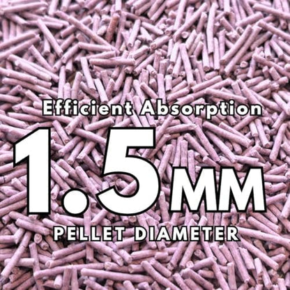 Pea Based Tofu Cat Litter, Dust Free Cat Litter, Low Tracking, and Natural Odor Control, Flushable (4 Bags, Lavender)