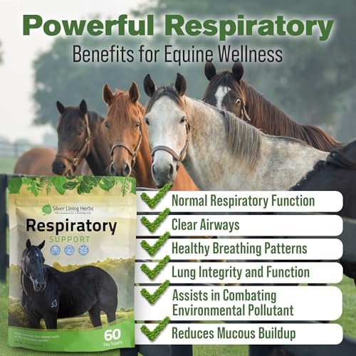 Silver Lining Herbs Respiratory Lung Support for Horses - 1 lb