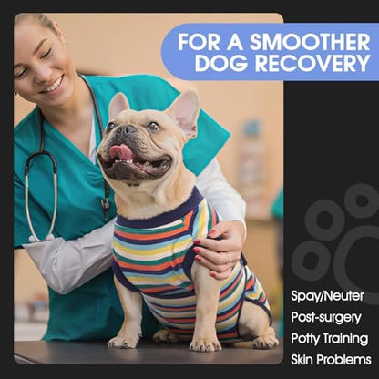 FUAMEY Dog Surgery Recovery Suit, Surgical Suit for Dogs Onesie for Surgery
