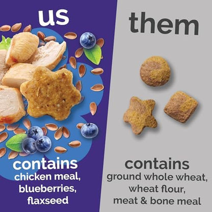 Fruitables Crunchy Cat Treats, Healthy Treats, Chicken & Blueberry, 30oz