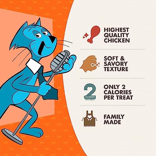 Fromm PurrSnackitty Chicken Flavor Snackitties Treats - Premium Soft & Savory Cat Treats - Pack of (3) 3 oz Bags