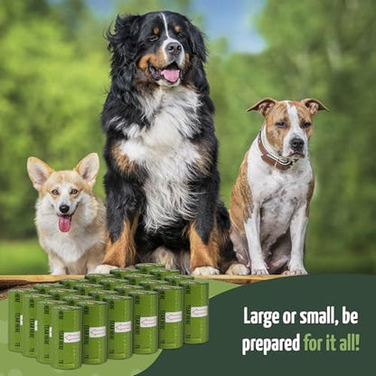 Reli. Biodegradable Dog Poop Bags Rolls (600 Pack, 40 Rolls)