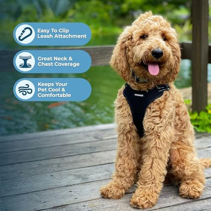 Voyager Step-in Flex Adjustable Dog Harness - Black, Large