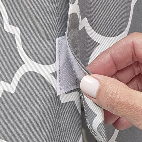 MidWest Homes for Pets XL Dog Crate Cover Featuring Teflon Fabric Protector, Poly-Cotton Privacy Kennel Cover Fits Most 48-inch Crates, Gray Designer Print, Machine Washable, Reduces Barking