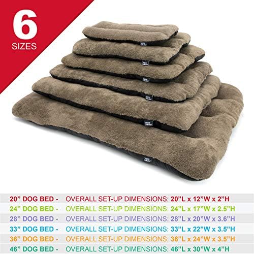 SportPet Designs Waterproof Pet Bed - Fits SportPet Plastic Dog Kennel, 20 inches,Brown