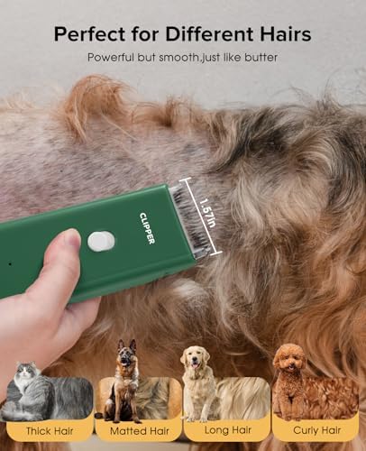 Pet Clippers for Dog Hair Grooming Low Noise Cat Shaver