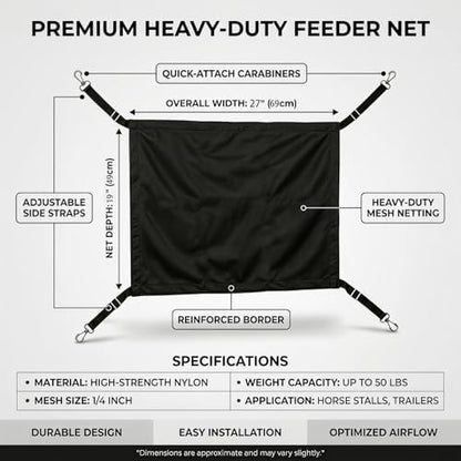 Stall Guards for Horses, Horse Stall Guard with Adjustable Strap for Stable