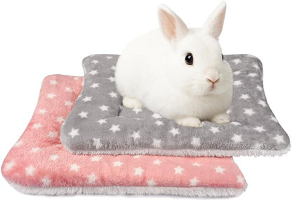 2 Pack Bunny Rabbit Bed - 10 x 13 Inch Upgraded-Thickness Pee Pads Bedding