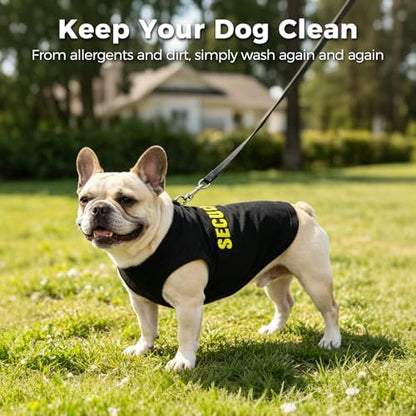 BINGPET Dog Security Shirt, Soft Cotton Puppy T-Shirt, Halloween Costumes