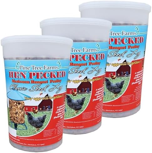 Pine Tree Farms Hen Pecked Classic Seed Log, 28 oz. (3 Pack)