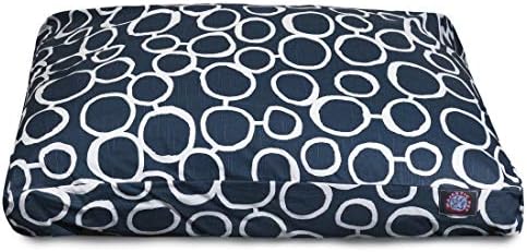 Majestic Pet Fusion Navy Medium Rectangle Pet Bed Large