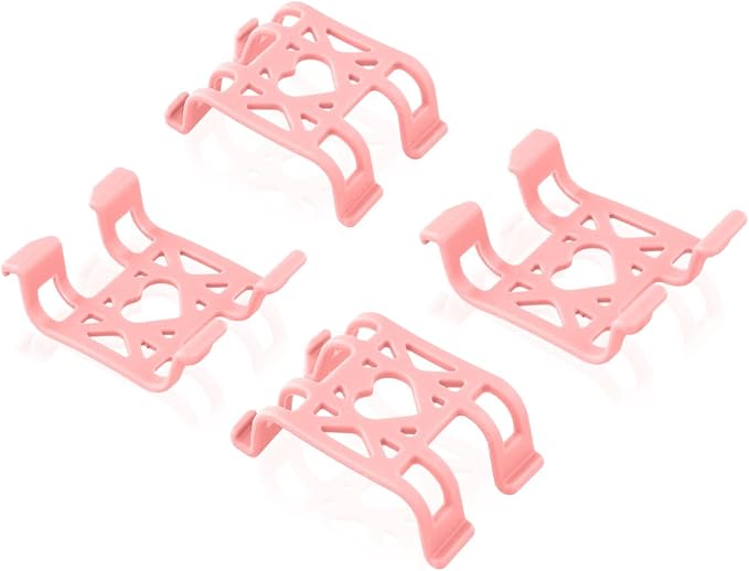 PEUTIER 4pcs Attachment Clips, GPS Dog Silicone Cover Accessories for Dog Activity Parts Replacement (Pink)