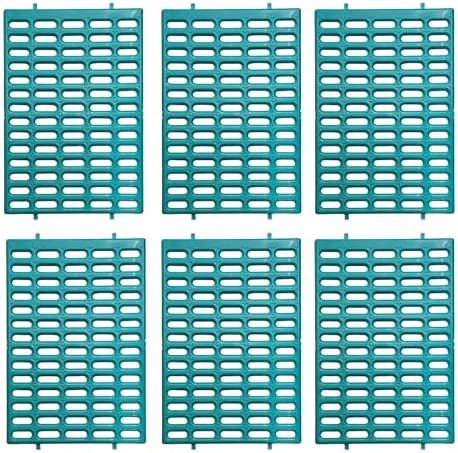 Saguaro Acres Rabbit Cage Resting Mat - Pack of 6 (Teal)