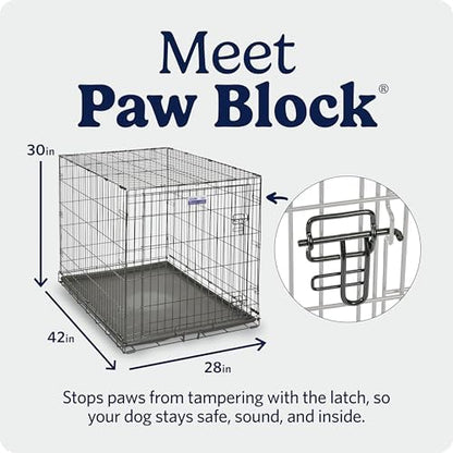 Midwest 42-Inch Single Door iCrate, for Large Breeds, 71-90 lbs
