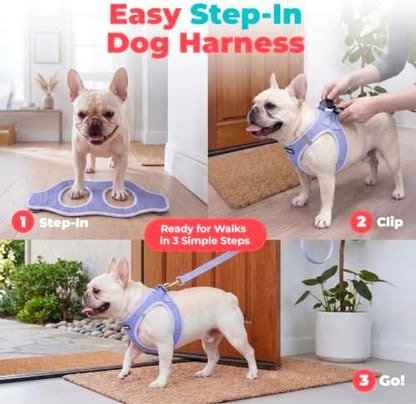 Voyager Step-in Air Dog Vest Harness - Lavender, XXX-Small