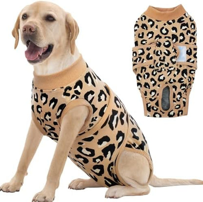 FUAMEY Dog Surgery Recovery Suit, Soft Breathable Neuter Suit for Male Dogs