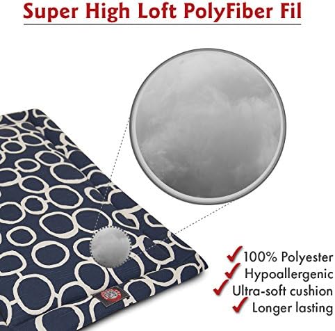 48" Fusion Navy Crate Dog Bed Mat By Majestic Pet Products