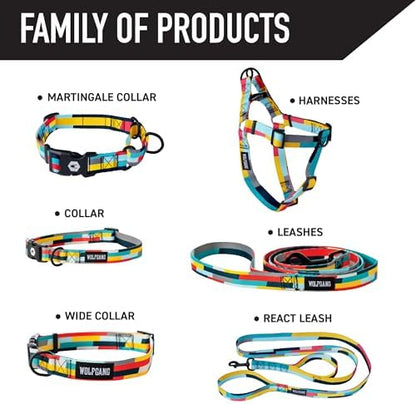 Wolfgang Wide Venture Dog Collar Mixtape Print Medium