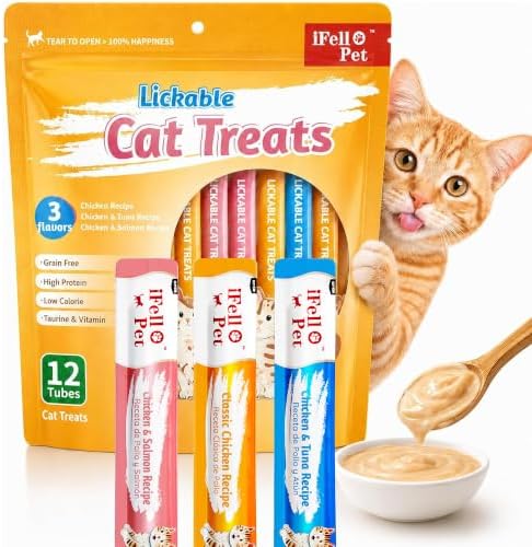 Cat Treats High Meat High Moisture Chicken, 15g Each Chicken Mix 12 Tubes