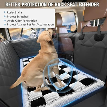 Dog Bed for Car Back Seat, Non-Slip Backseat Pet Mat XL, 59”X27.5”